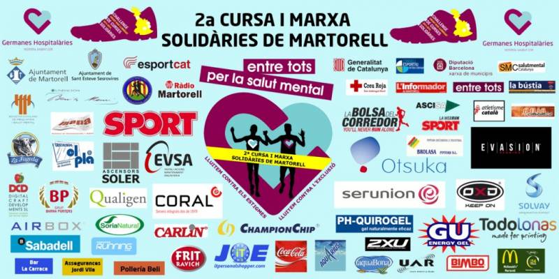 COLABORAMOS CON LA 2A CARRERA-MARCHA SOLIDARIA DE MARTORELL